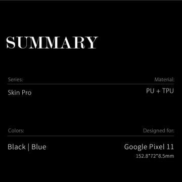 Google Pixel 11 Dux Ducis Skin Pro Flip Cover - Sort