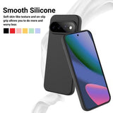 Google Pixel 11 Flydende silikone cover med håndrem - sort