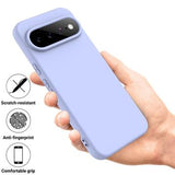 Google Pixel 11 Flydende silikone cover med håndrem - Lilla