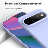 Google Pixel 11 Flydende silikone cover med håndrem - Lilla