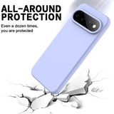 Google Pixel 11 Flydende silikone cover med håndrem - Lilla