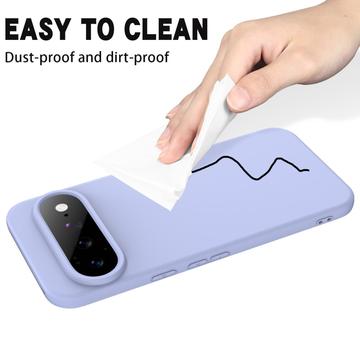 Google Pixel 11 Flydende silikone cover med håndrem - Lilla