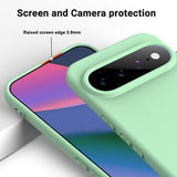 Google Pixel 11 Pro XL Flydende silikone cover med håndrem - grøn