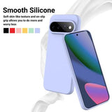 Google Pixel 11 Pro XL Flydende silikone cover med håndrem - Lilla