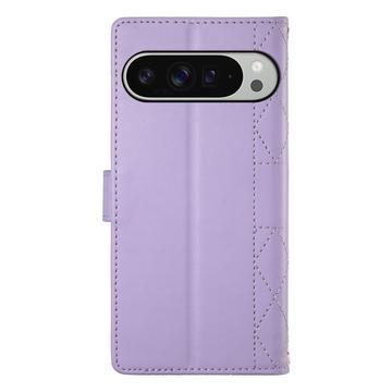 Google Pixel 11 Pro XL Luksus Vatteret Pung - lilla