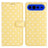 Google Pixel 11 Pro XL Pung Etui med Prikket Mønster - Gul