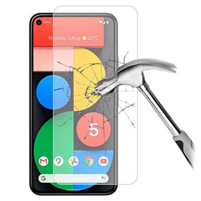 Google Pixel 5 Skærmbeskyttelse Hærdet Glas - 9H - Gennemsigtig