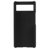 Google Pixel 6 Gummibelagt Plastik Cover - Sort