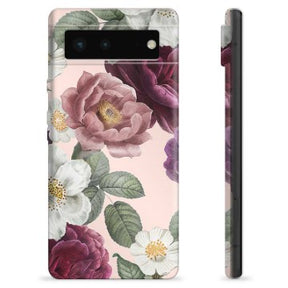 Google Pixel 6 TPU Cover - Romantiske Blomster