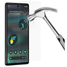 Google Pixel 6a Hærdet Glas Skærmbeskytter - Gennemsigtig