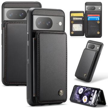Google Pixel 8 Caseme C22-etui RFID-kortpung - Sort