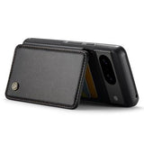 Google Pixel 8 Caseme C22-etui RFID-kortpung - Sort