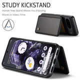 Google Pixel 8 Caseme C22-etui RFID-kortpung - Sort