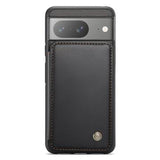Google Pixel 8 Caseme C22-etui RFID-kortpung - Sort