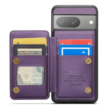 Google Pixel 8 Caseme C22-etui RFID-kortpung - lilla