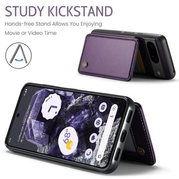 Google Pixel 8 Caseme C22-etui RFID-kortpung - lilla