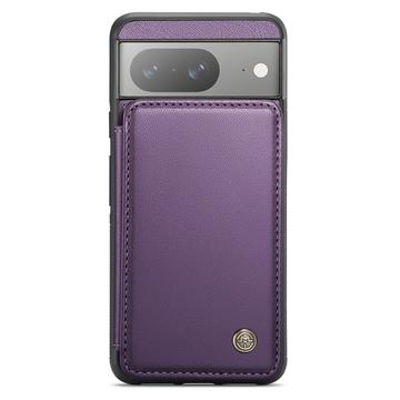Google Pixel 8 Caseme C22-etui RFID-kortpung - lilla