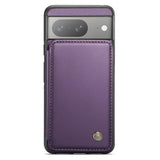 Google Pixel 8 Caseme C22-etui RFID-kortpung - lilla
