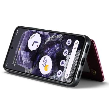 Google Pixel 8 Caseme C22-etui RFID-kortpung - rød