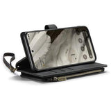 Google Pixel 8 Caseme C30 Multifunktionel Pung - Sort