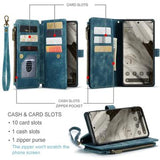 Google Pixel 8 Caseme C30 Multifunktionel Pung - Blå