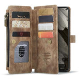 Google Pixel 8 Caseme C30 Multifunktionel Pung - Brun