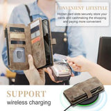 Google Pixel 8 Caseme C30 Multifunktionel Pung - Brun