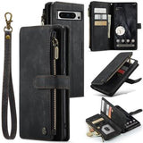 Google Pixel 8 Pro Caseme C30 Multifunktionel Pung - Sort