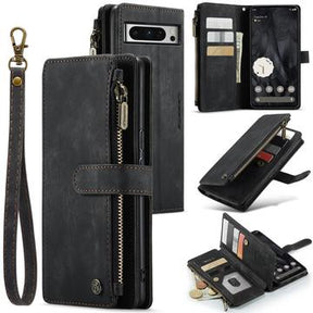 Google Pixel 8 Pro Caseme C30 Multifunktionel Pung - Sort
