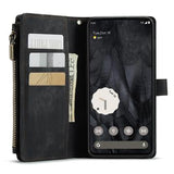Google Pixel 8 Pro Caseme C30 Multifunktionel Pung - Sort