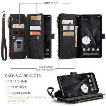 Google Pixel 8 Pro Caseme C30 Multifunktionel Pung - Sort
