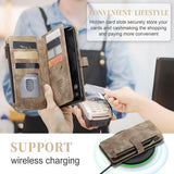 Google Pixel 8 Pro Caseme C30 Multifunktionel Pung - Brun