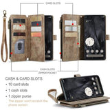 Google Pixel 8 Pro Caseme C30 Multifunktionel Pung - Brun