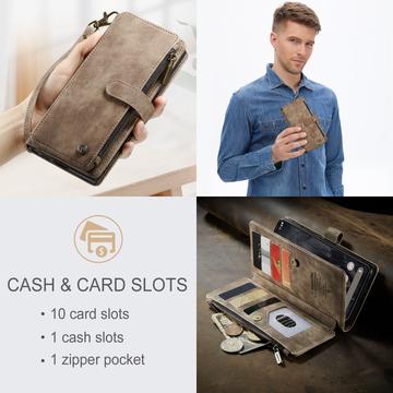 Google Pixel 8 Pro Caseme C30 Multifunktionel Pung - Brun