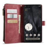 Google Pixel 8 Pro Caseme C30 Multifunktionel Pung - Rød
