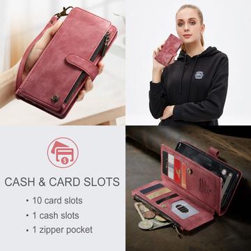 Google Pixel 8 Pro Caseme C30 Multifunktionel Pung - Rød