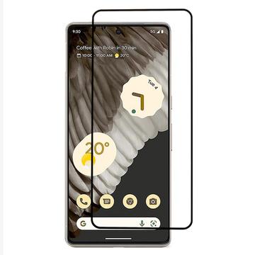 Google Pixel 8 Pro Skærmbeskyttelse Hærdet Glas - Full Fit - Sort Kant