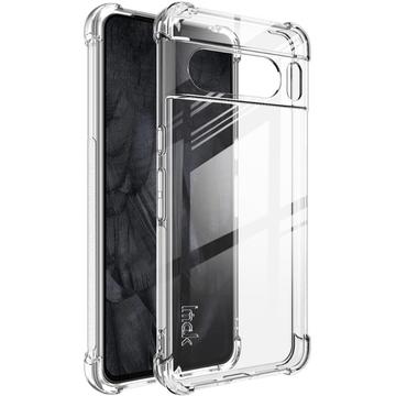 Google Pixel 8 Pro Imak Faldsikkert TPU Cover - Gennemsigtig