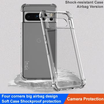 Google Pixel 8 Pro Imak Faldsikkert TPU Cover - Gennemsigtig