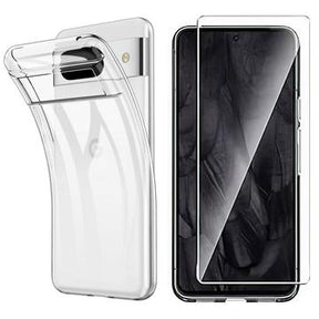 Google Pixel 8 Pro Saii 2-i-1 TPU Cover & Hærdet Glas