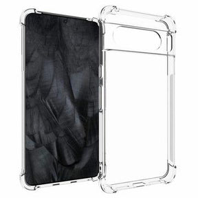 Google Pixel 8 Pro Stødsikkert TPU Cover - Gennemsigtig
