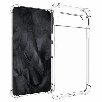 Google Pixel 8 Pro Stødsikkert TPU Cover - Gennemsigtig