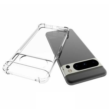 Google Pixel 8 Pro Stødsikkert TPU Cover - Gennemsigtig