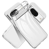 Google Pixel 8 Saii 2-i-1 TPU Cover & Hærdet Glas