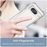 Google Pixel 8 Ridsefast Hybrid Cover - Gennemsigtig