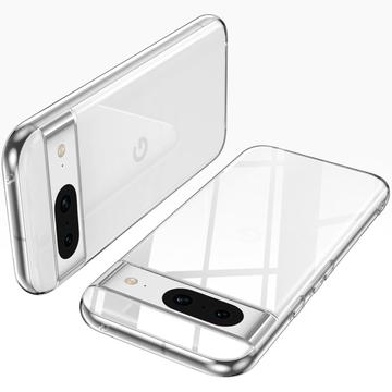 Google Pixel 8a Skridsikkert TPU Cover - Gennemsigtig