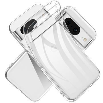 Google Pixel 8a Skridsikkert TPU Cover - Gennemsigtig