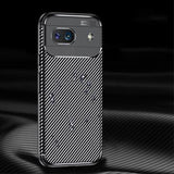 Google Pixel 8a Beetle Karbonfiber TPU Cover - Sort