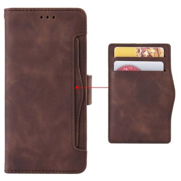 Google Pixel 8a Pung Cover med Kortholder - Brun