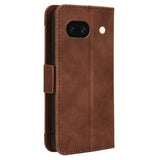 Google Pixel 8a Pung Cover med Kortholder - Brun